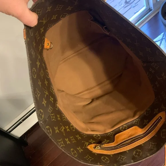 Louis Vuitton Brown Monogram Tote - Picture 5 of 11